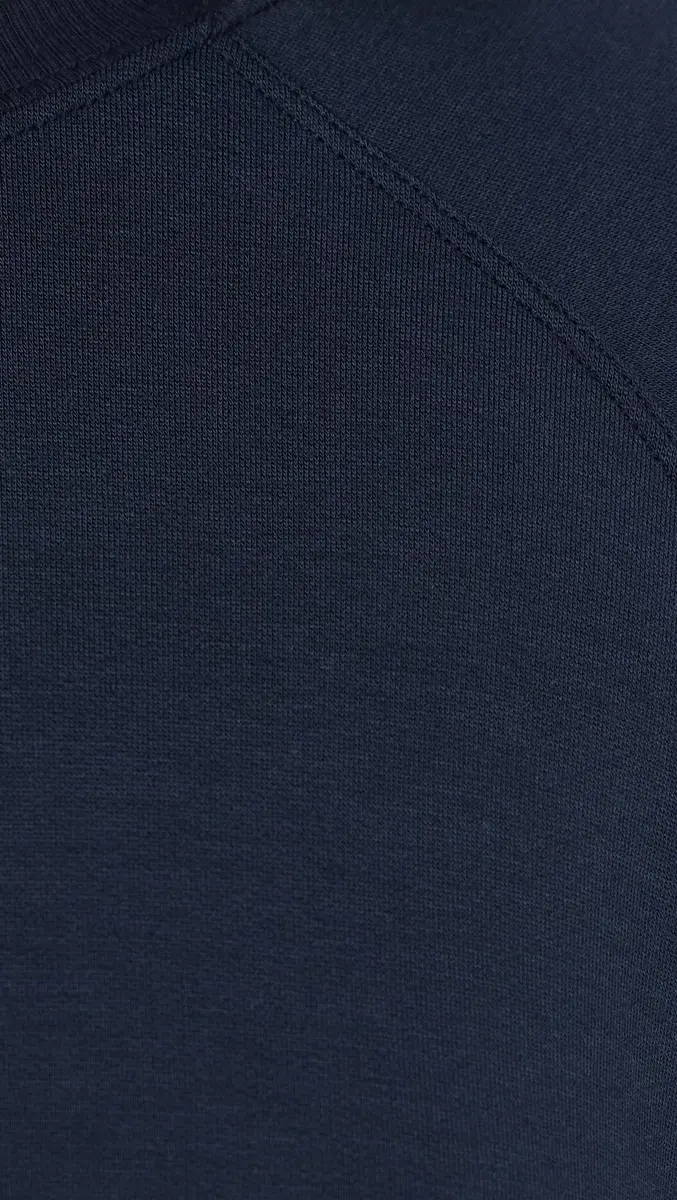 SPLITS59 Fleece Sweatshirt Medium Indigo | Lightweight stretch fleece, crew neck, oversized fit for women in India - view 6