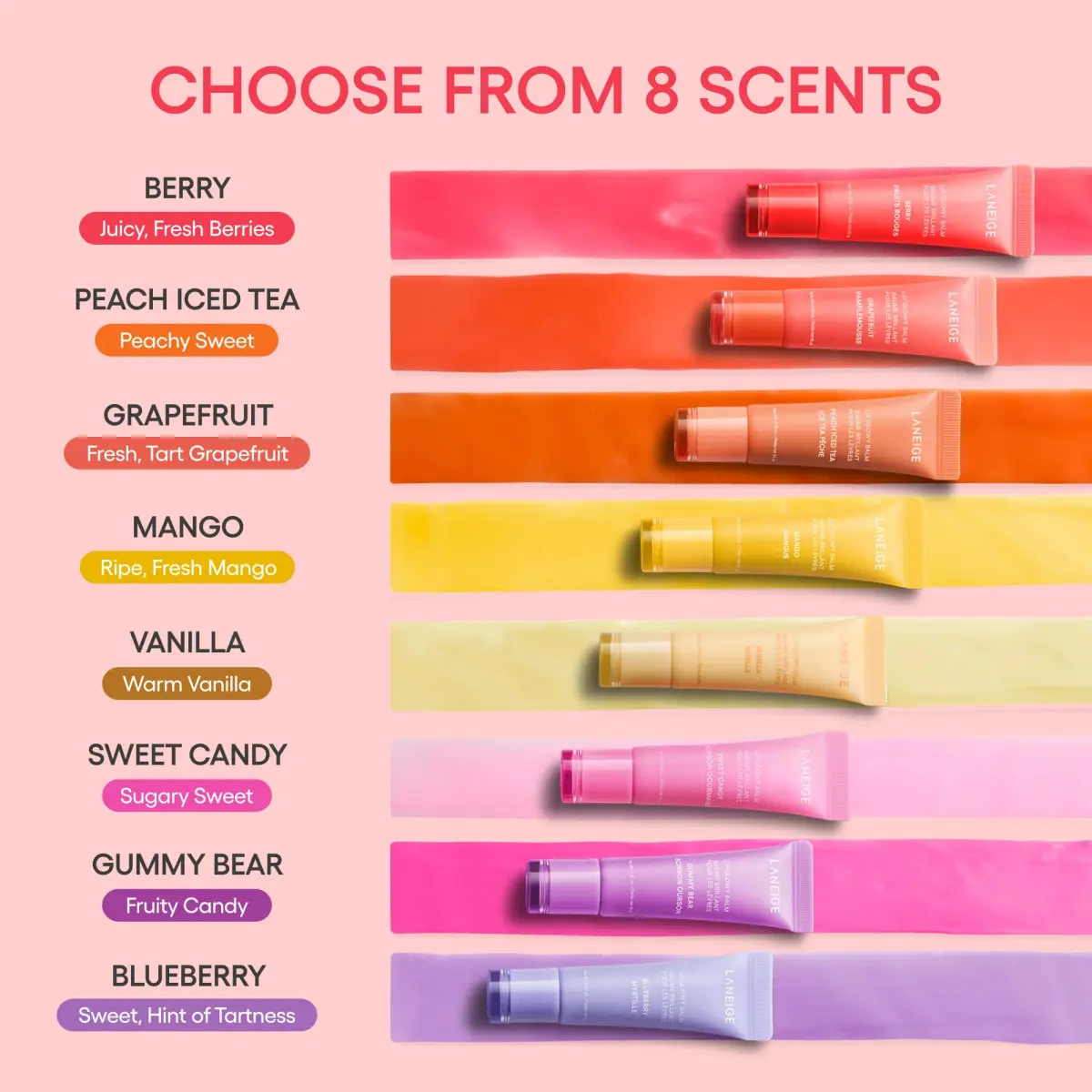 LANEIGE Lip Glowy Balm Tinted Lip Treatment Tube with Shea & Murumuru Butters, Peach Iced Tea | Hydrating, Glossy, Non-Sticky Shine - view 8