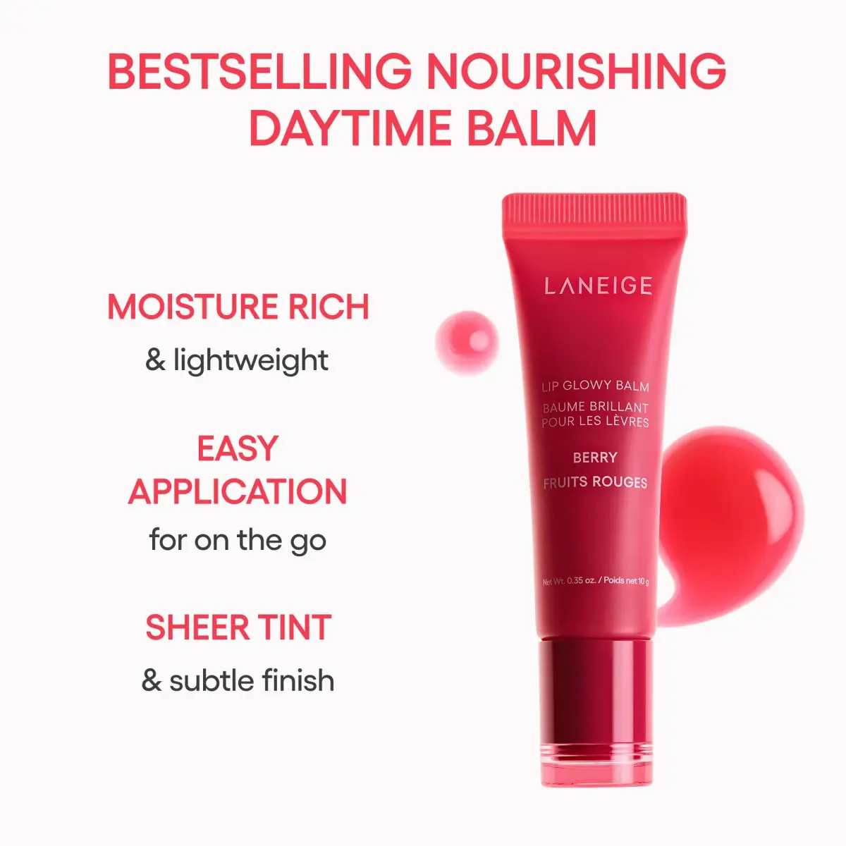 LANEIGE S’more Kisses Set: Chocolate Lip Sleeping Mask & Vanilla Lip Glowy Balm | Hydrating Duo - view 4