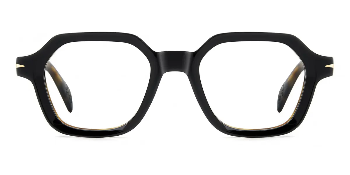 Beckham Corrective Eyeglasses WR7 48 | Rectangular Unisex Prescription Glasses - view 2