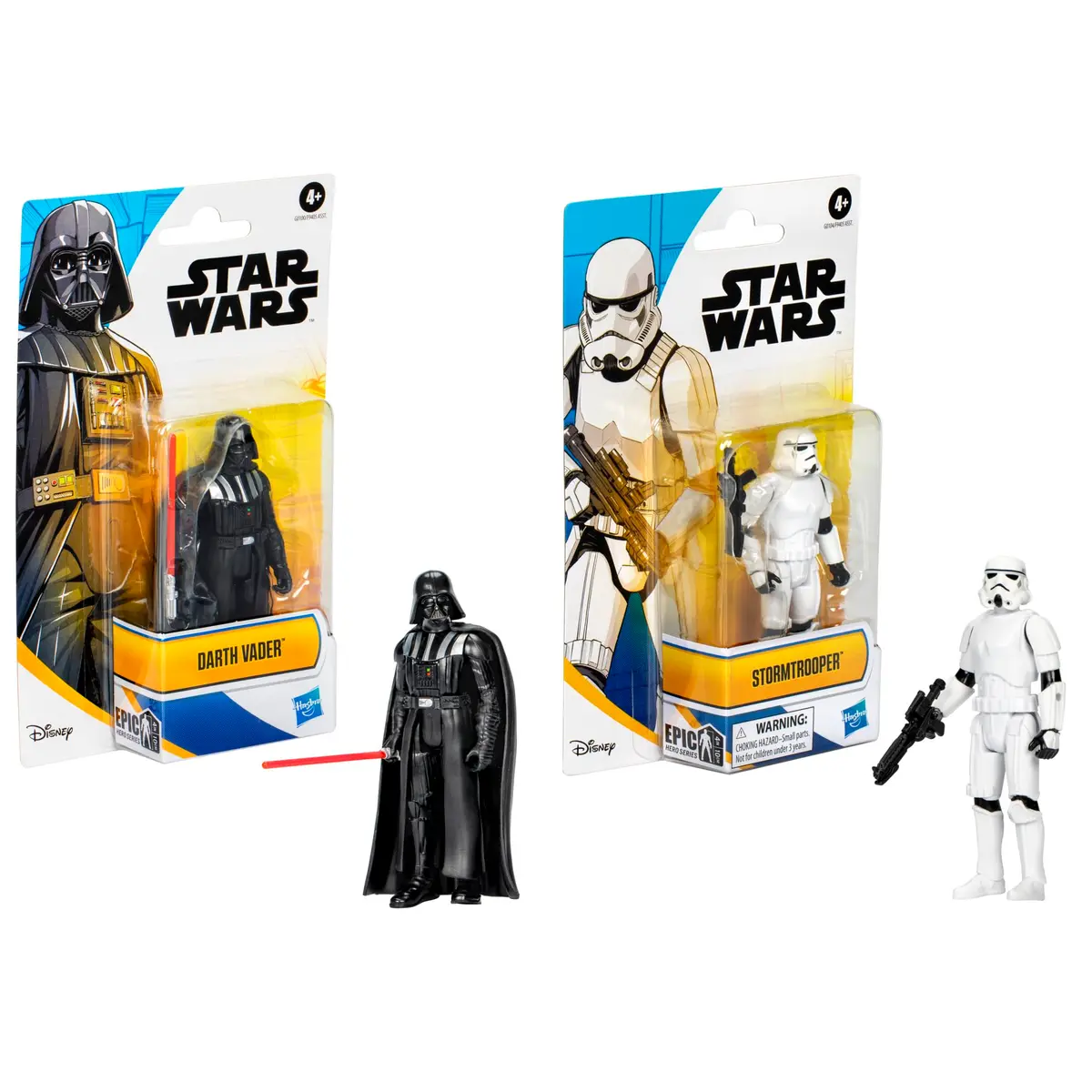STAR WARS Epic Hero Series Two Pack, Darth Vader & Stormtrooper 4-Inch Action Figures for Kids 4+ | Authentic US Import - view 4