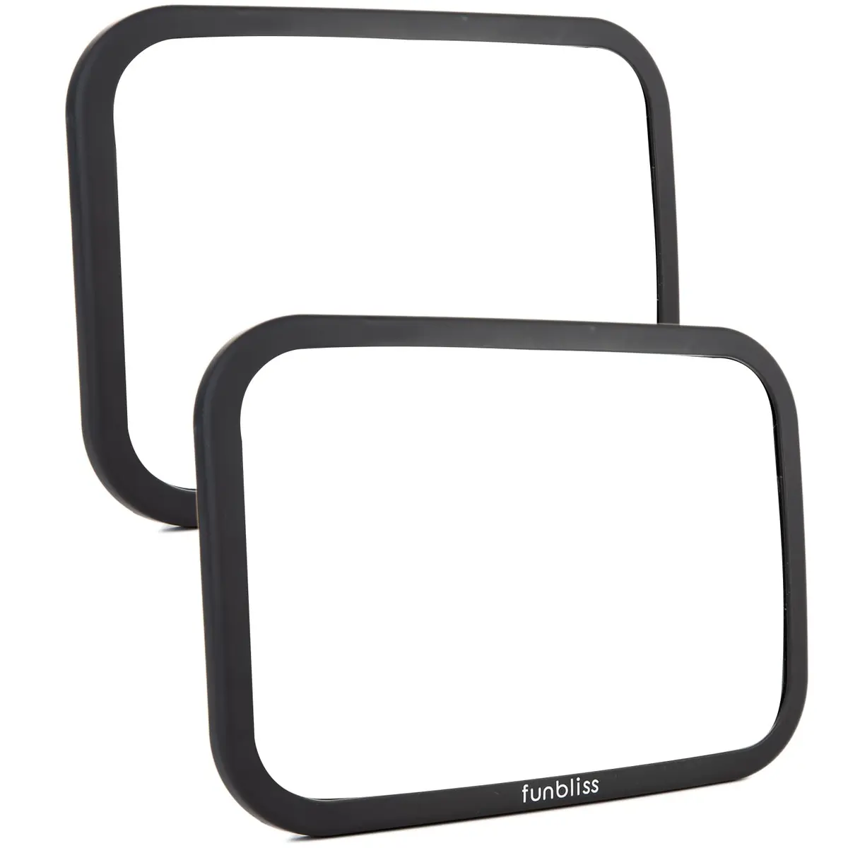 Funbliss 2-Pack Baby Car Mirror | Dual Rear-Facing Infant Monitoring | Shatterproof & Shake-Proof - main product image