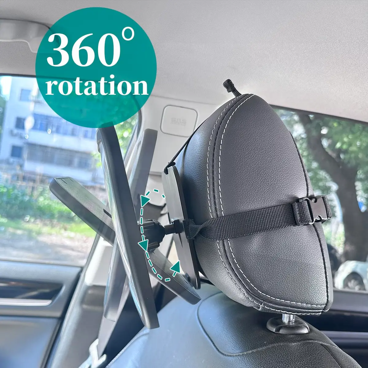 Funbliss 2-Pack Baby Car Mirror | Dual Rear-Facing Infant Monitoring | Shatterproof & Shake-Proof - view 3