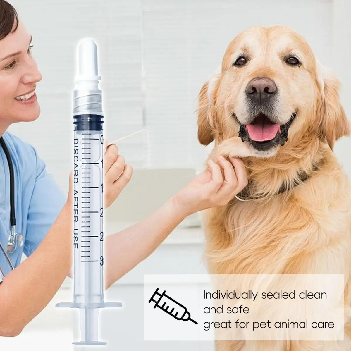 ZWCP 3mL Luer Lock Syringe (No Needle) - Sterile, Individually Wrapped, Pack of 20 | Accurate Liquid Measurement - view 8