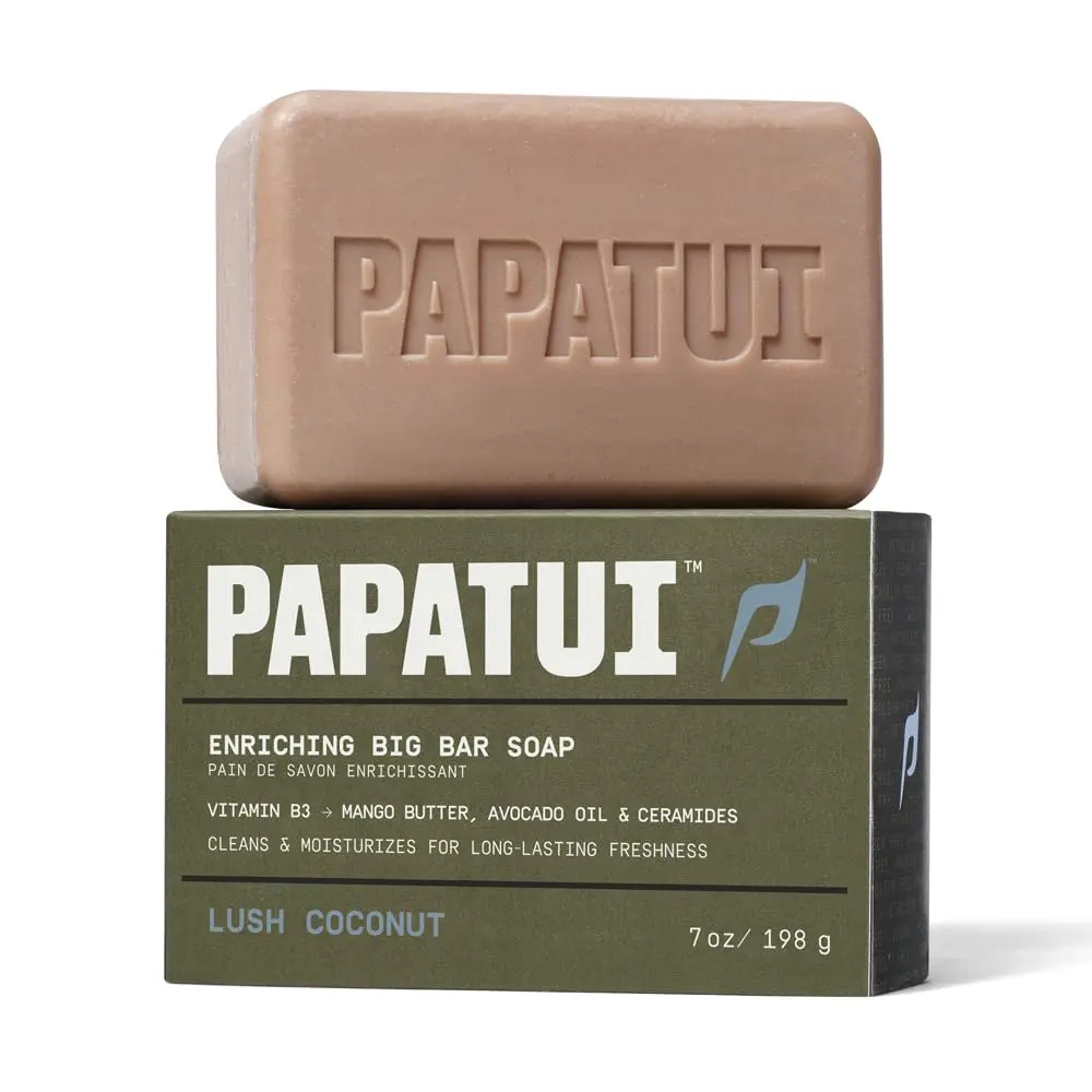 PAPATUI by Dwayne Johnson Enriching Bar Soap Lush Coconut 7oz | Moisturizing, Tropical Scent, Made with Mango & Avocado Oil - view 9
