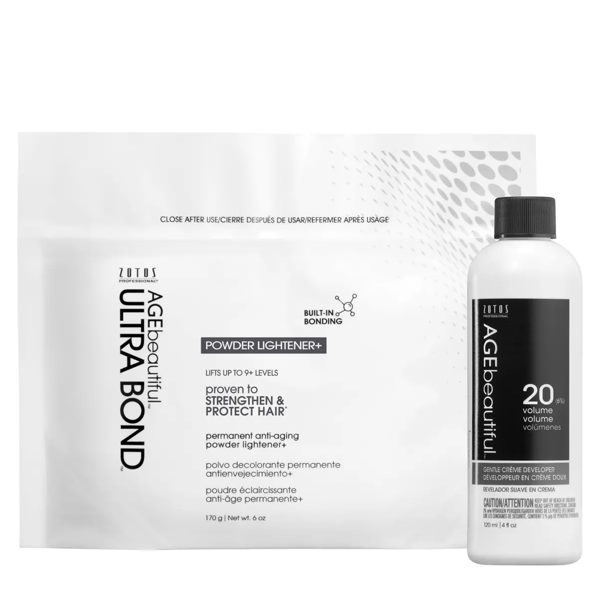 AGE beautiful Permanent Powder Hair Lightener 6 Oz | Strengthens & Protects | Lifts up to 9+ Levels - main product image