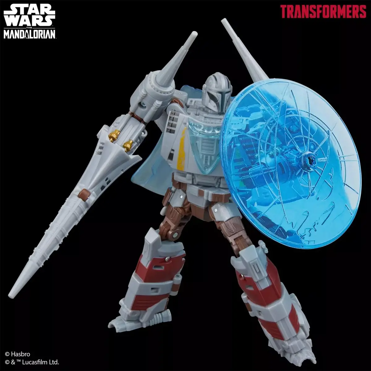 Transformers x Star Wars The Mandalorian N-1 Starfighter Action Figure 18cm (7.5-Inch) | Converts in 37 Steps - view 5