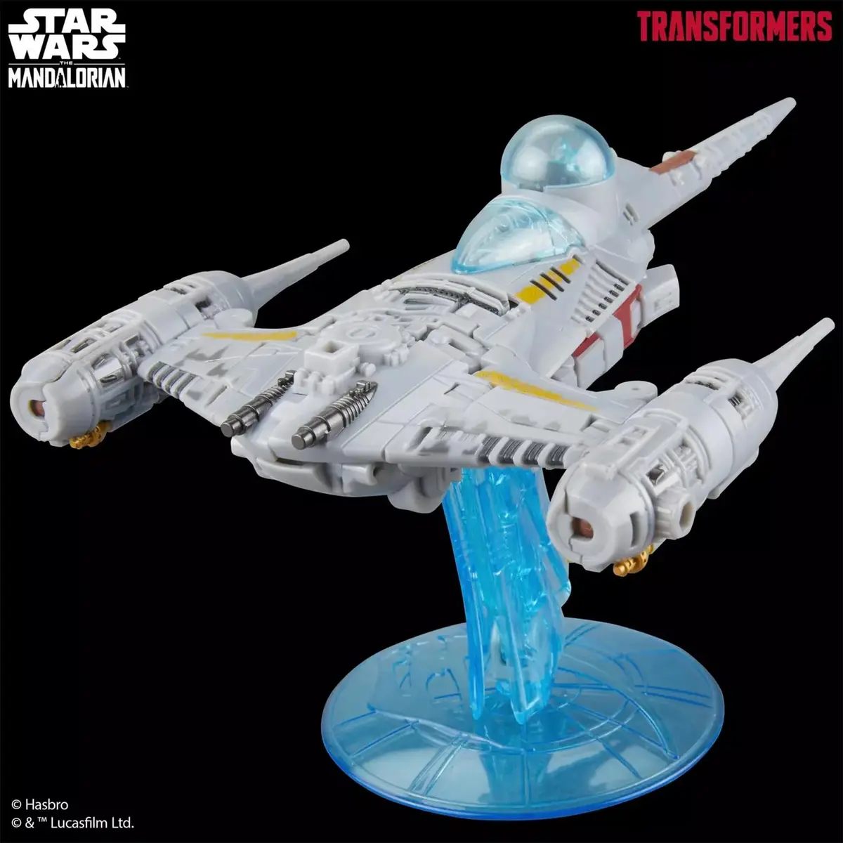 Transformers x Star Wars The Mandalorian N-1 Starfighter Action Figure 18cm (7.5-Inch) | Converts in 37 Steps - view 6