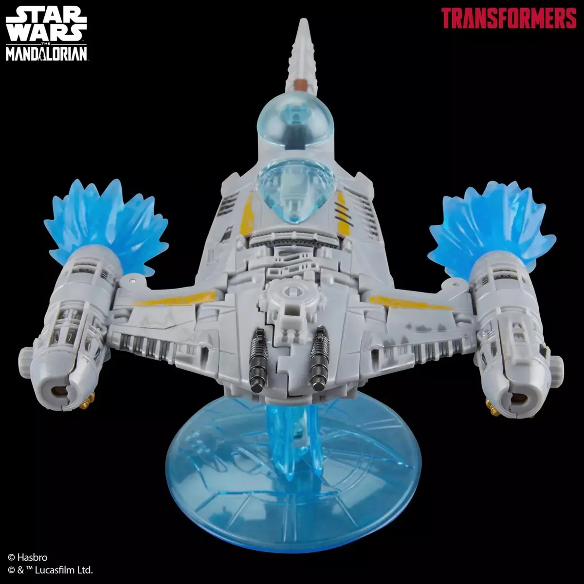 Transformers x Star Wars The Mandalorian N-1 Starfighter Action Figure 18cm (7.5-Inch) | Converts in 37 Steps - view 7
