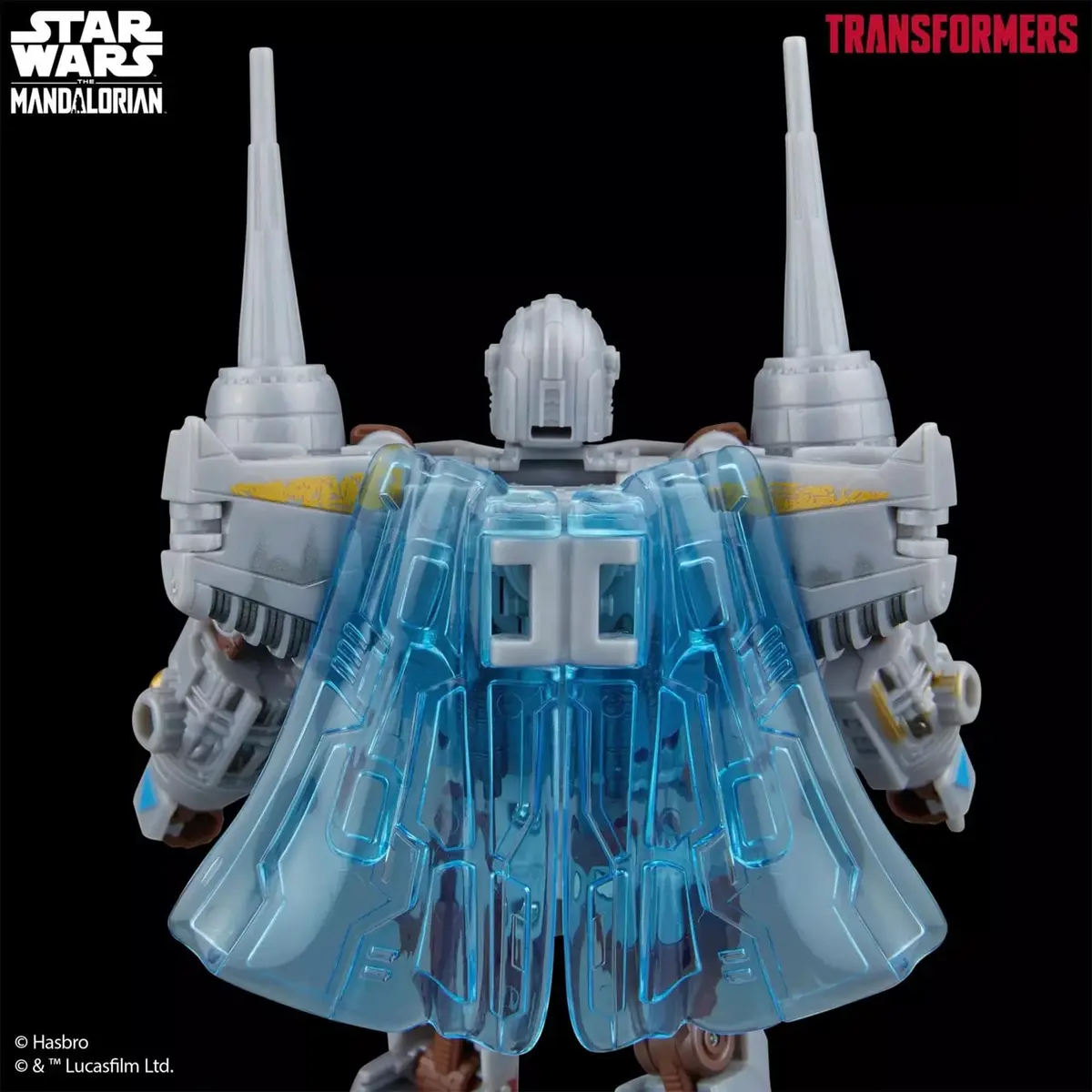 Transformers x Star Wars The Mandalorian N-1 Starfighter Action Figure 18cm (7.5-Inch) | Converts in 37 Steps - view 4