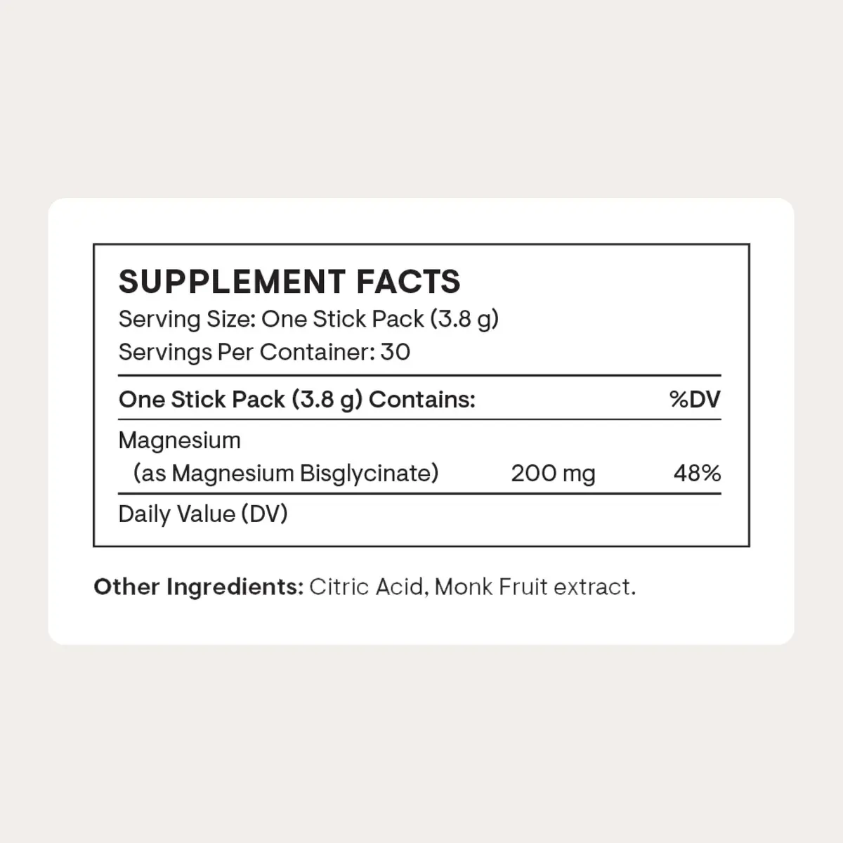 THORNE Magnesium Bisglycinate Powder 200 mg (4.02 oz / 112 g) | NSF Certified for Sport - view 2