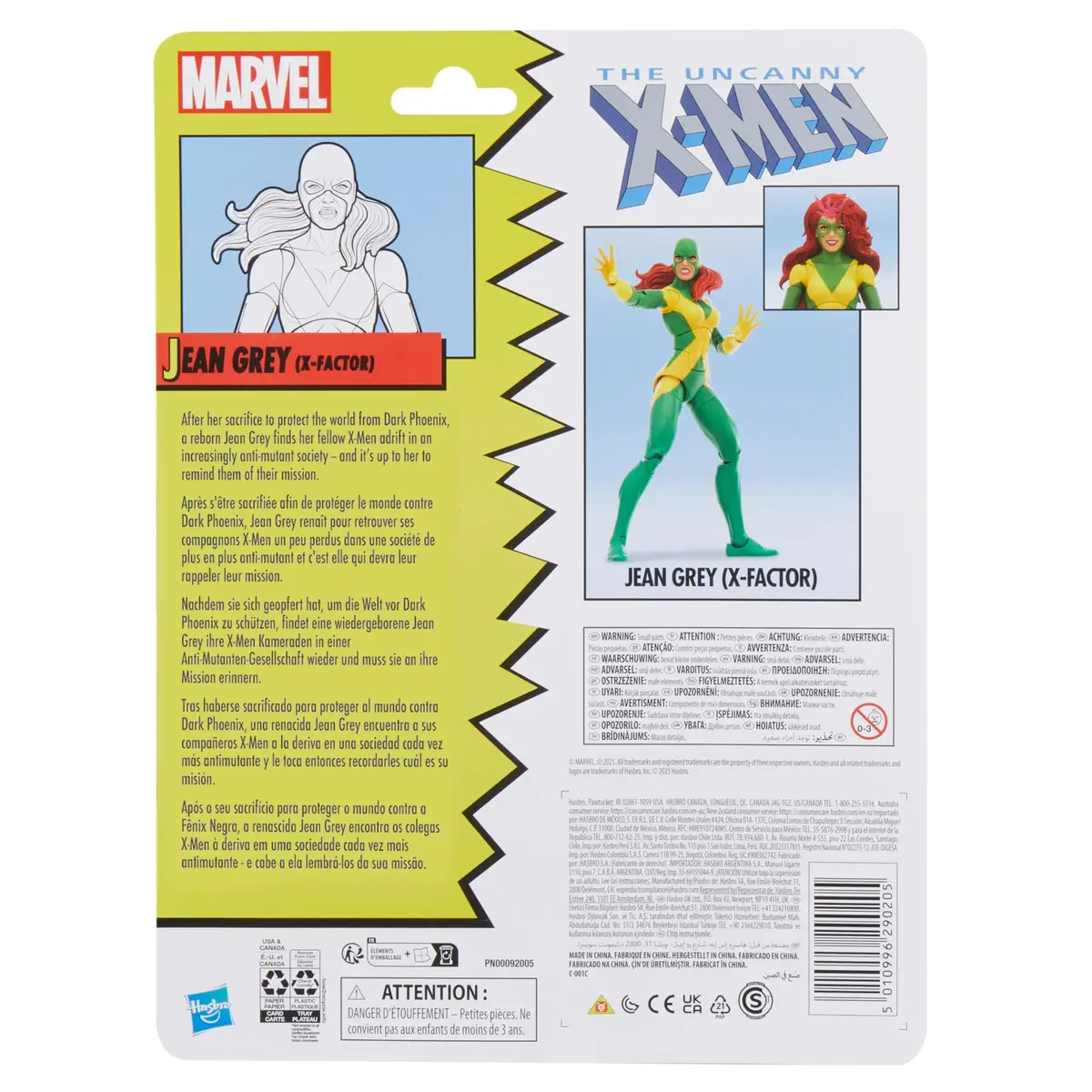 Marvel Legends Series, Jean Grey (X-Factor), Comics, Collectible Figure (6") | Marvel X-Men Action Figure for Collectors - view 3