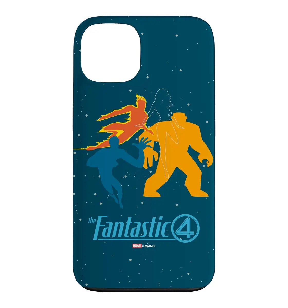 Marvel The Fantastic Four iPhone 13 Case | Starry Space Design & Logo - main product image