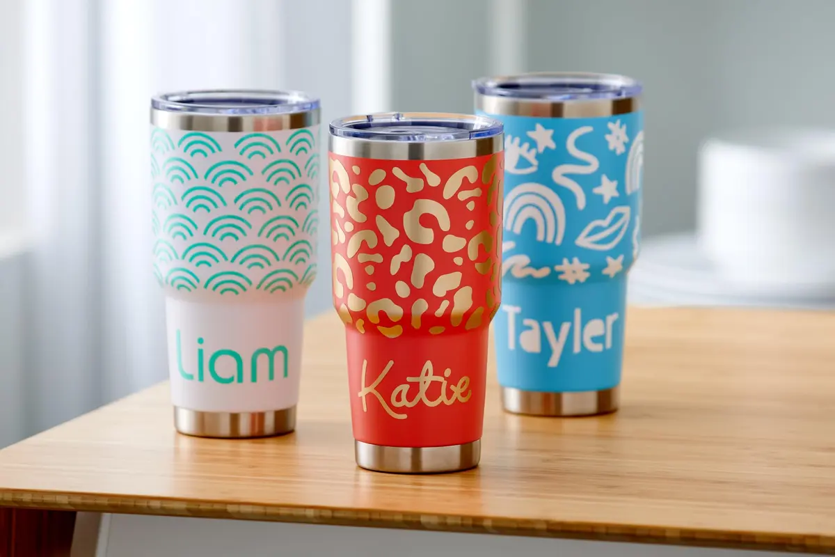 Cricut Smart Permanent Vinyl, Matte Metallic (Champagne) | 3 Rolls of 3ft (13"x36") - Matless Cutting - view 3