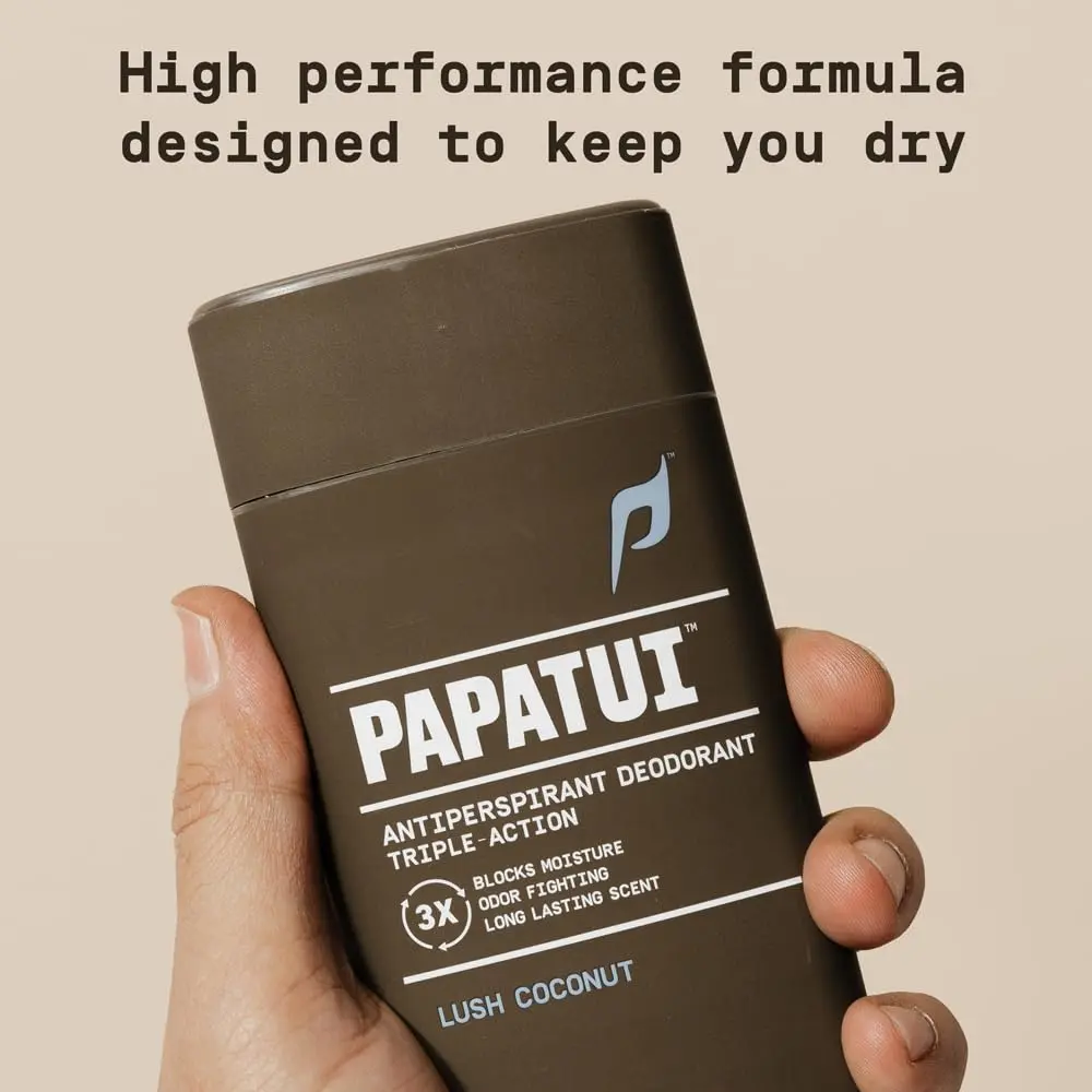 PAPATUI by Dwayne Johnson Triple Action Antiperspirant Lush Coconut 2.6 oz | Long-lasting sweat & odor control - view 4