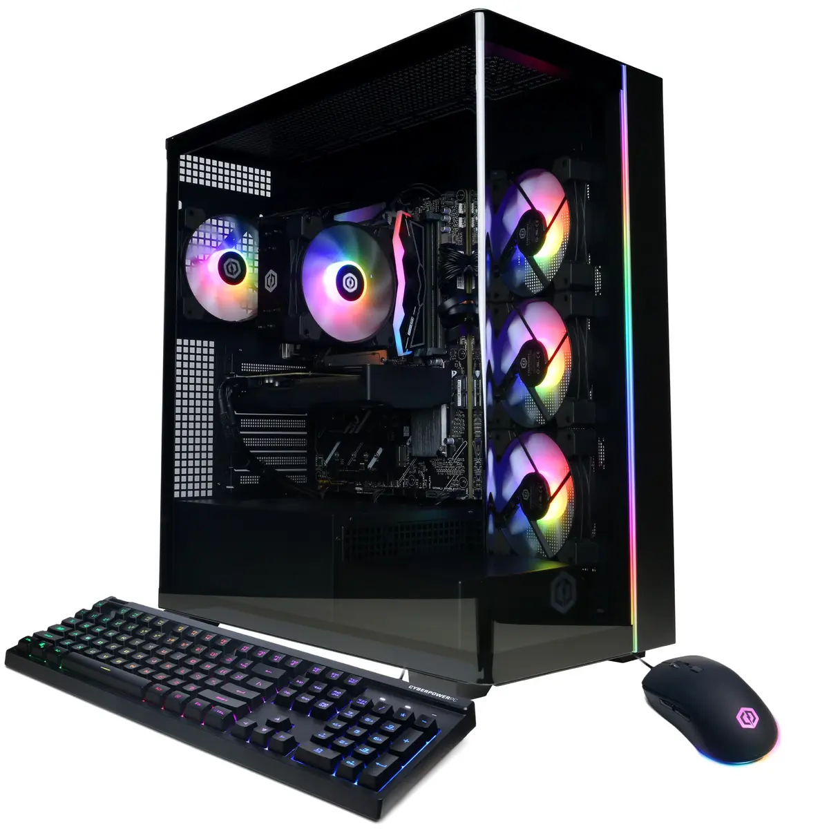 CyberpowerPC Gamer Master Gaming PC, AMD Ryzen 7 8700F, RTX 5060 Ti 8GB, 16GB DDR5, 1TB PCIe 4.0 SSD, Windows 11 Home - main product image