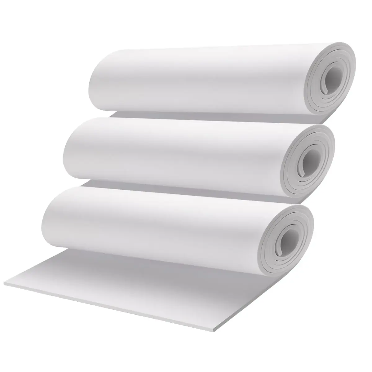 MEARCOOH White EVA Foam Sheets Roll 4mm Thick (35.5cm x 150cm) | Premium Craft Foam for Cosplay & Costumes - main product image