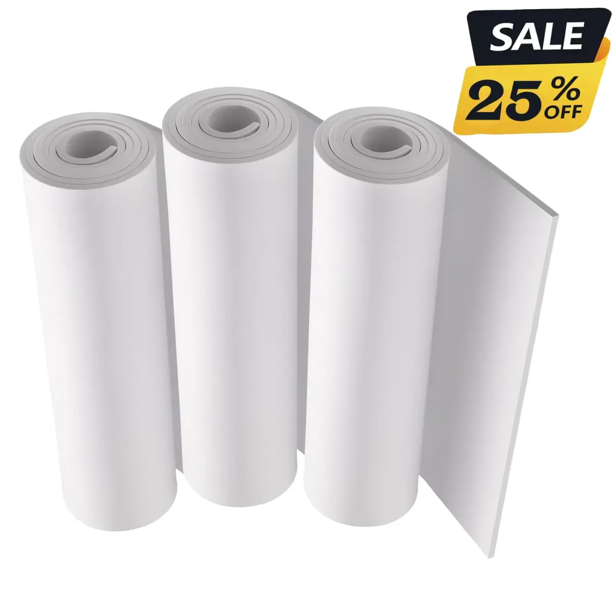 MEARCOOH White EVA Foam Sheets Roll 4mm Thick (35.5cm x 150cm) | Premium Craft Foam for Cosplay & Costumes - view 3