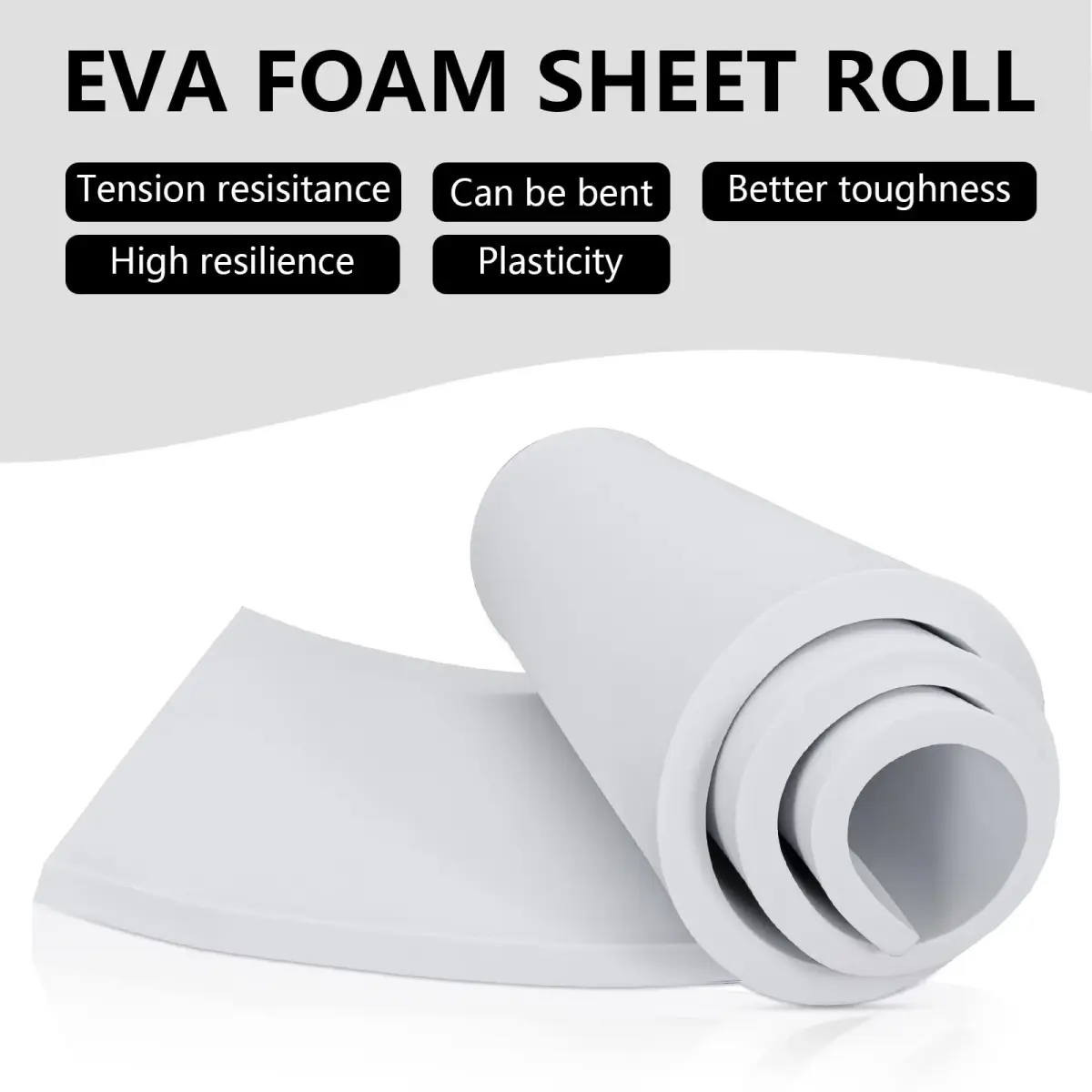 MEARCOOH White EVA Foam Cosplay Sheet Roll 1.5 cm (0.59 in) | Premium Craft Foam for Costumes - view 4