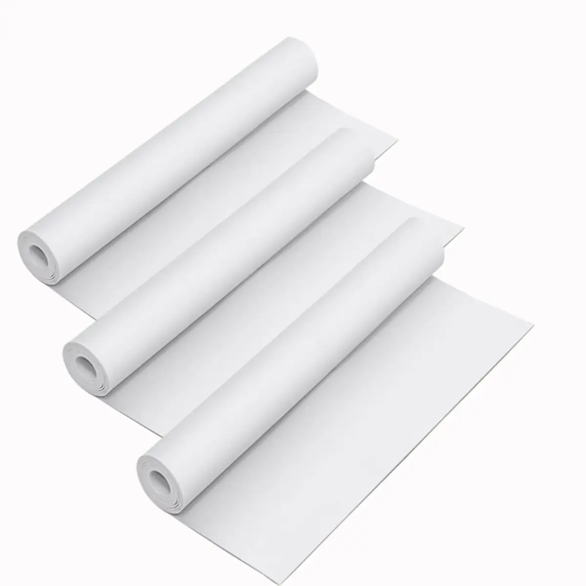 MEARCOOH 1mm Thick White EVA Foam Cosplay Sheets Roll, 3-Pack 34.3cm x 124.5cm (13.5" x 49") | Premium Craft Foam for Cosplay - main product image