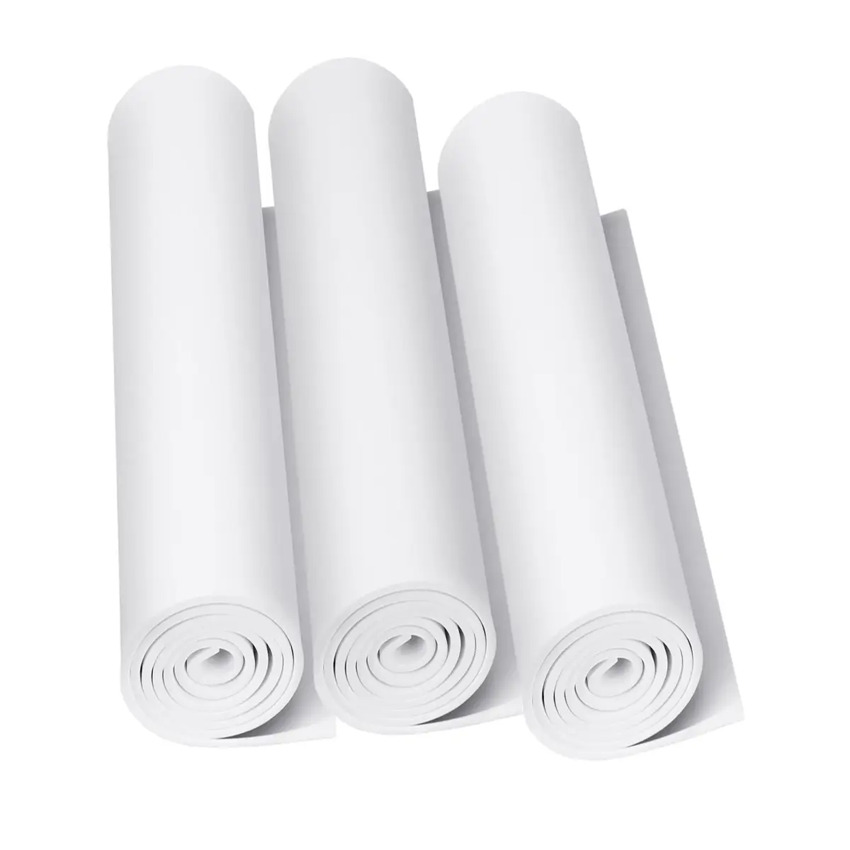 MEARCOOH White EVA Foam Sheets Roll 2mm Thick (124.5 x 34 cm) | Premium Craft Foam for Cosplay & DIY Projects - main product image