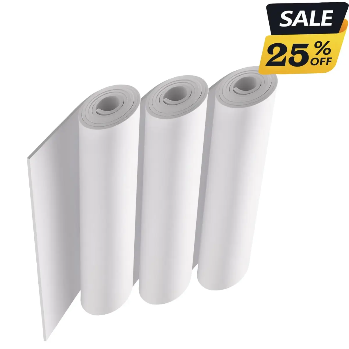 MEARCOOH White EVA Foam Sheets Roll 2mm Thick (124.5 x 34 cm) | Premium Craft Foam for Cosplay & DIY Projects - view 3