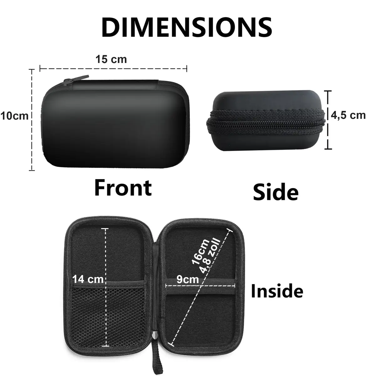 Lamshaw EVA Carrying Case for Innioasis Y1 & Y2 MP3 Player | Shockproof Lightweight Protection - view 4