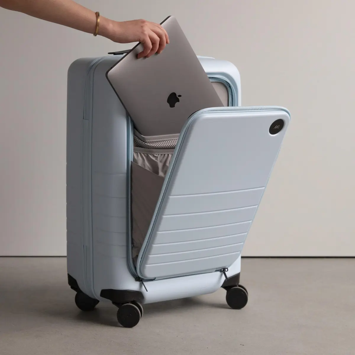 Monos Carry-On Pro Plus 23" | Hardside Spinner, TSA Lock, 360° Wheels, Airline-Approved, Rose Quartz - view 2