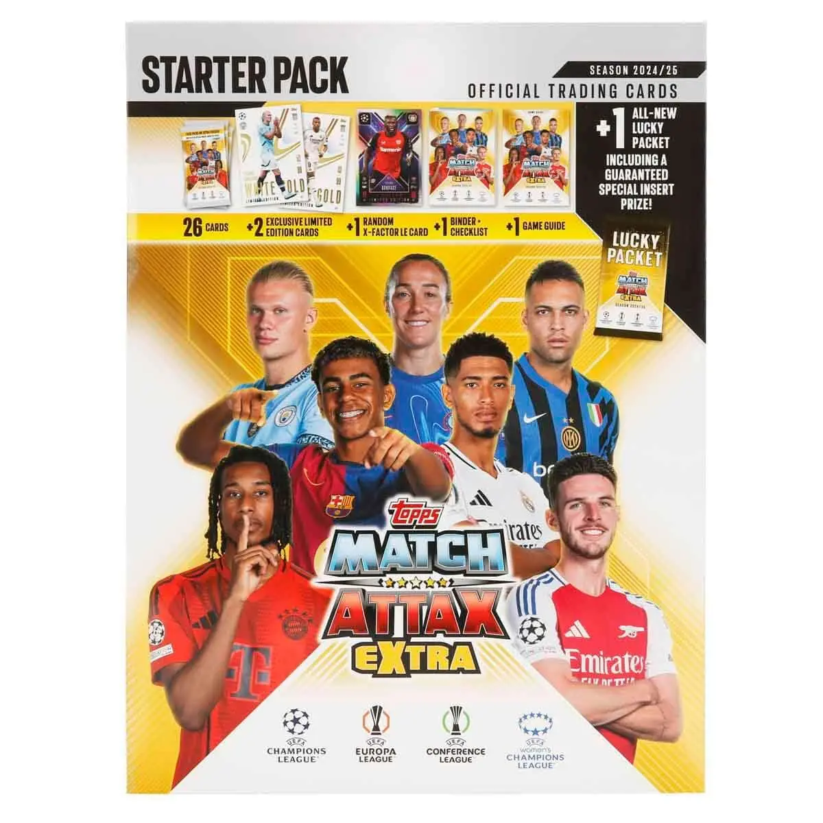 Topps Match Attax Extra Champions League Cards Starter Pack Album 29 Cards + 3 LE | Collectible Soccer Cards - view 5