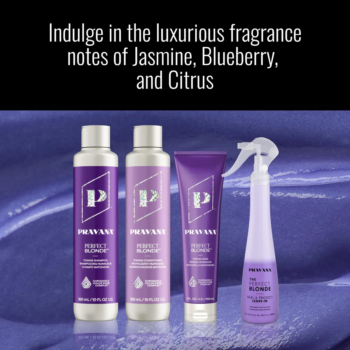 Pravana The Perfect Blonde Purple Toning Masque Treatment | Neutralizes Brassiness & Adds Shine (105 words) - view 7