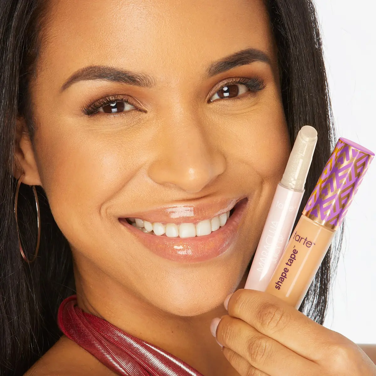 tarte icons shape tape concealer & maracuja juicy lip duo – Full Coverage Concealer with Hydrating Nourishing Lip Gloss Balm, Vegan & Cruelty-Free, full size, 42S tan sand & sunflower | Hydrating & Longwear - view 7