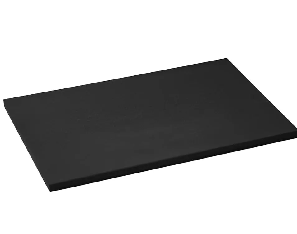 アサヒクッキンカット Black Cutting Board 19.7 x 9.8 inches | Synthetic Rubber, Scratch Resistant - main product image