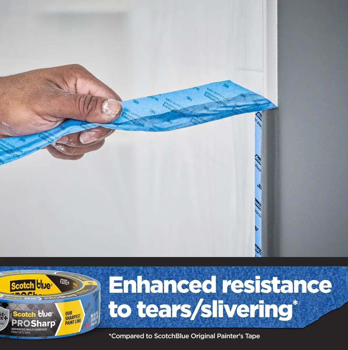 ScotchBlue PROSharp Painter's Tape 0.94 in x 60 yd | Sharp Paint Lines, Indoor & Outdoor Use - view 3