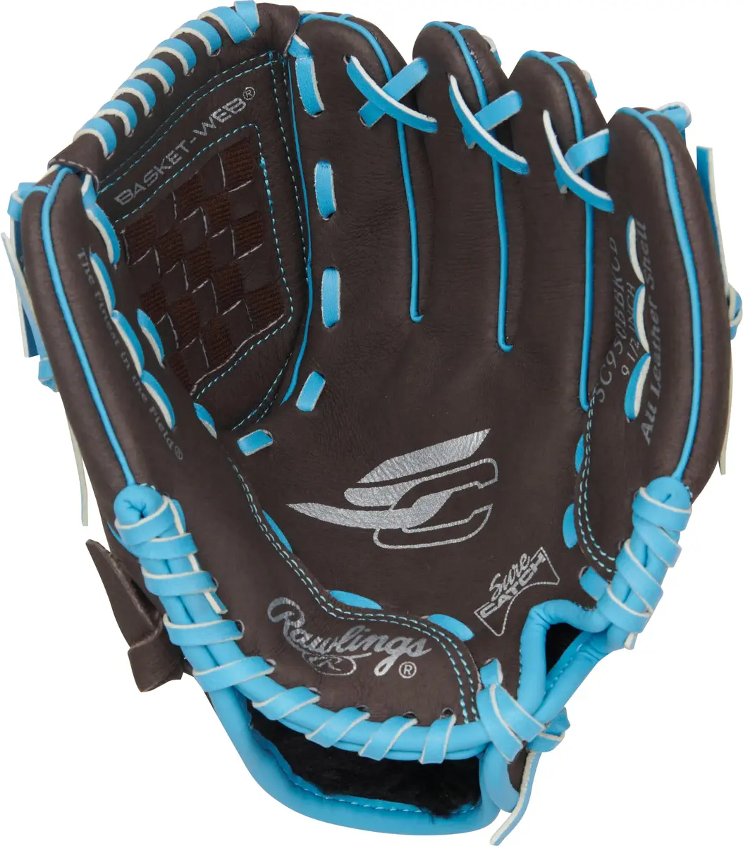 Rawlings Sure Catch Youth Baseball Glove 9.5" (24.13 cm) | Game-Ready Fit for Ages 4-5 - view 3