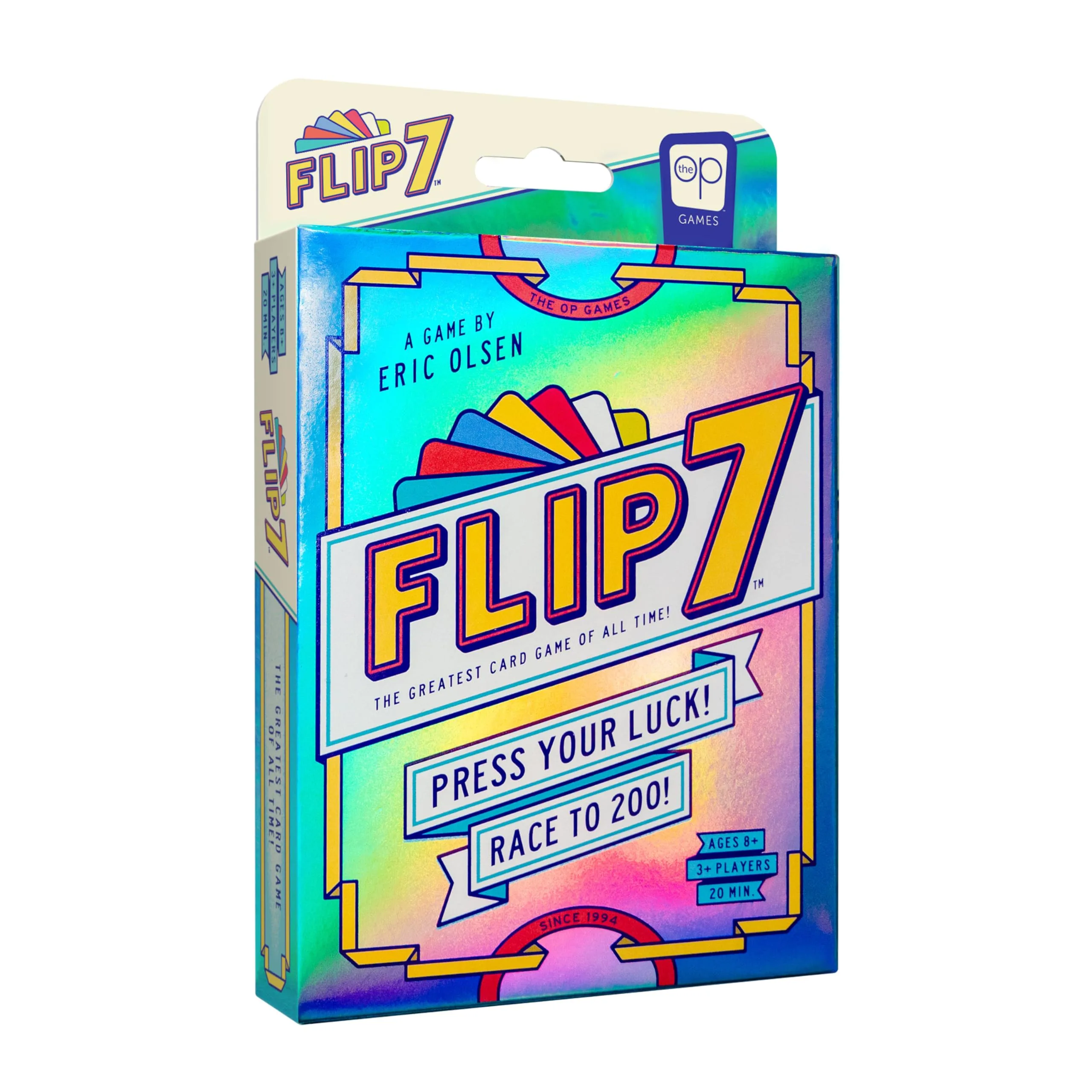 USAOPOLY Flip 7 Card Game - Press Your Luck & Strategy Blend, 20 Min Play Time | Educational Tabletop Game for Ages 8+ - main product image