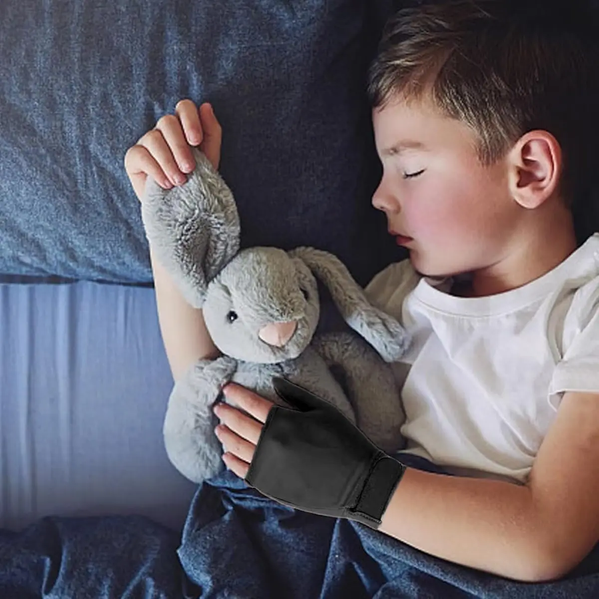 Yxmeiguo Kids Thumb Sucking Guard Gloves | Anti Nail Biting Finger Protector for Ages 5-12 - view 7