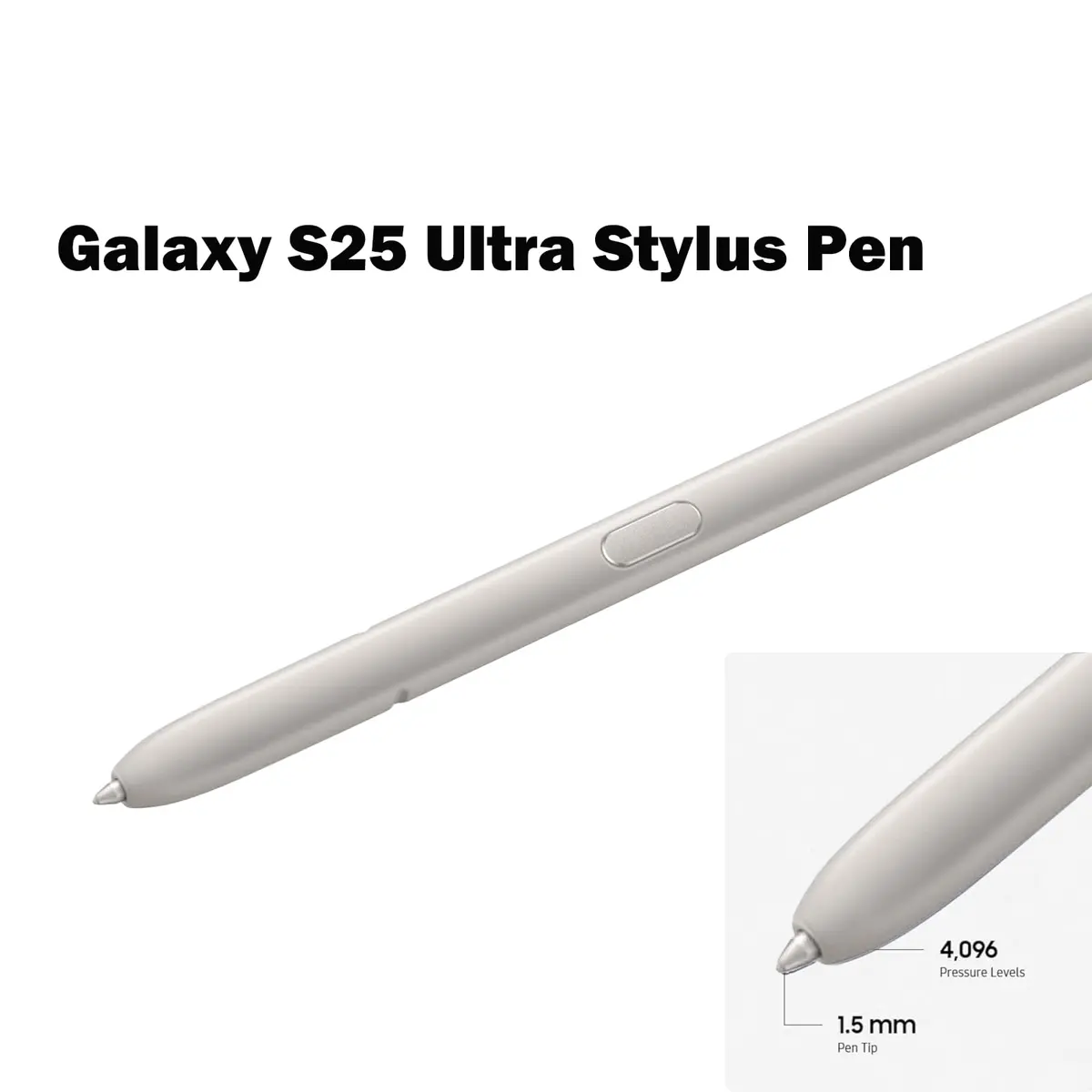 Peixiong Galaxy S25 Ultra S Pen Black | 4096 Pressure Levels, Ergonomic Design, Compatible with Galaxy S25 Ultra 5G - view 3