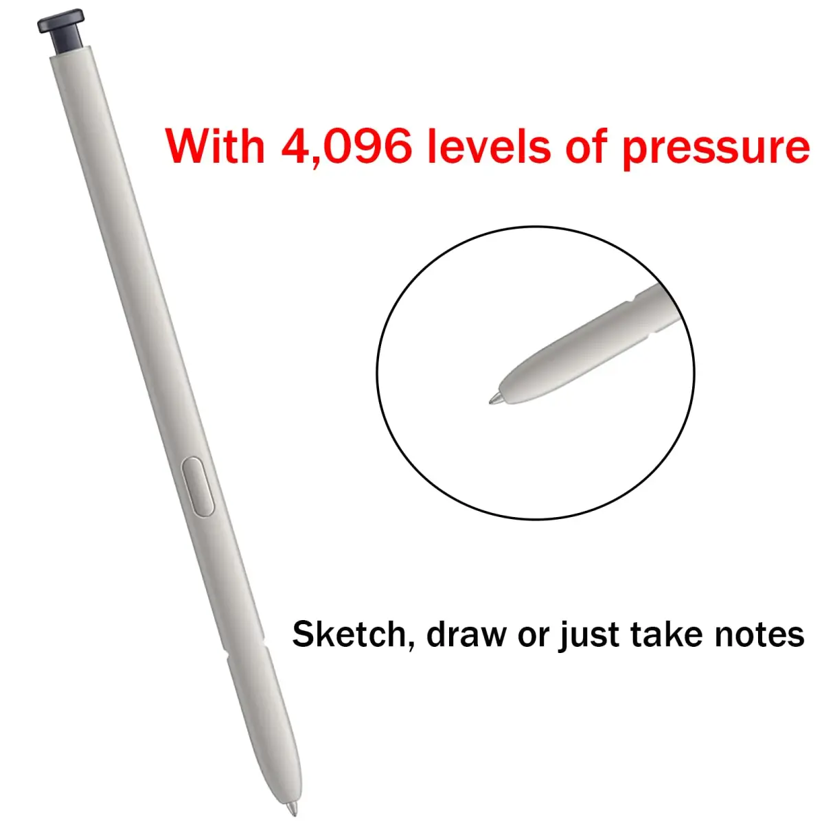Dogxiong Galaxy S25 Ultra S Pen for Samsung Galaxy S25 Ultra Stylus Pen, Black | 4096 Levels Pressure Sensitivity - view 2