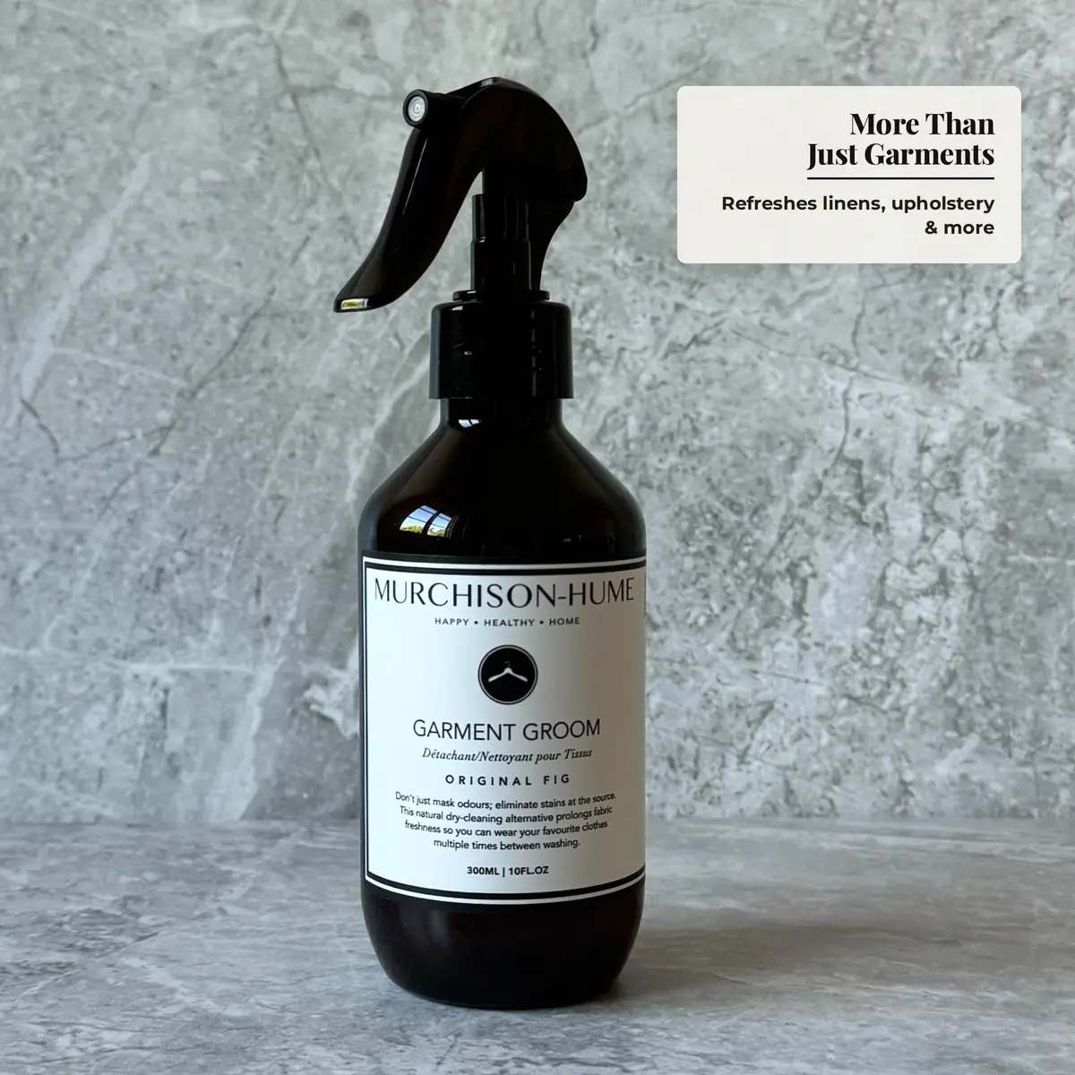 Murchison-Hume Garment Groom Fabric Freshener 10 fl oz | Original Fig | On-the-Spot Stain & Odor Remover - view 6