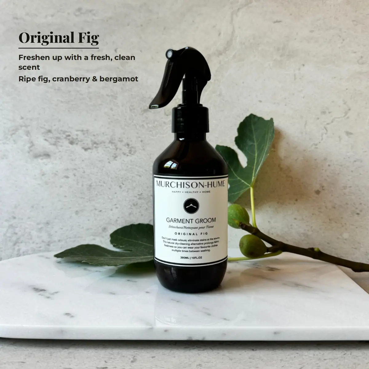 Murchison-Hume Garment Groom Fabric Freshener 10 fl oz | Original Fig | On-the-Spot Stain & Odor Remover - view 7