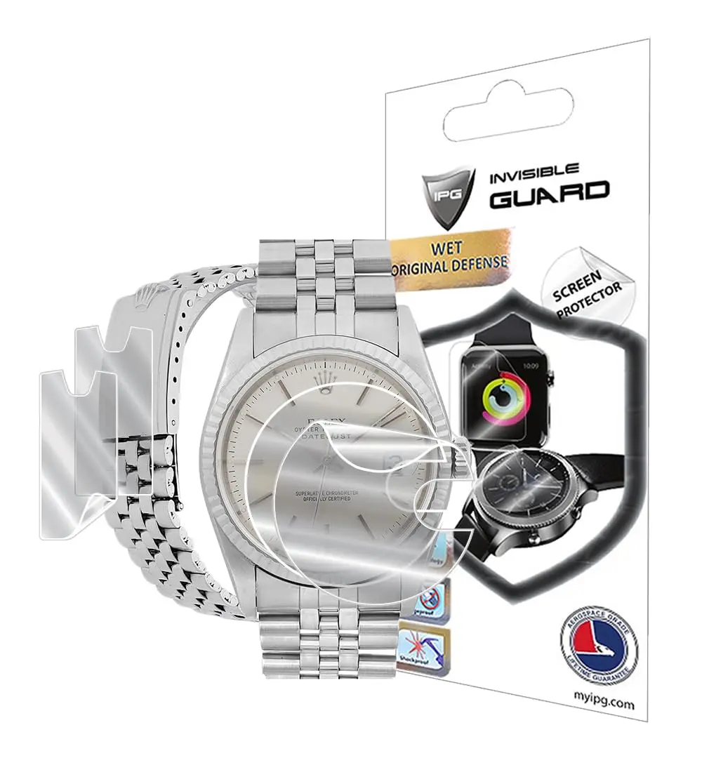 IPG Clear Screen Protector for Rolex Men Datejust Oyster | Self-Healing HD Film - main product image