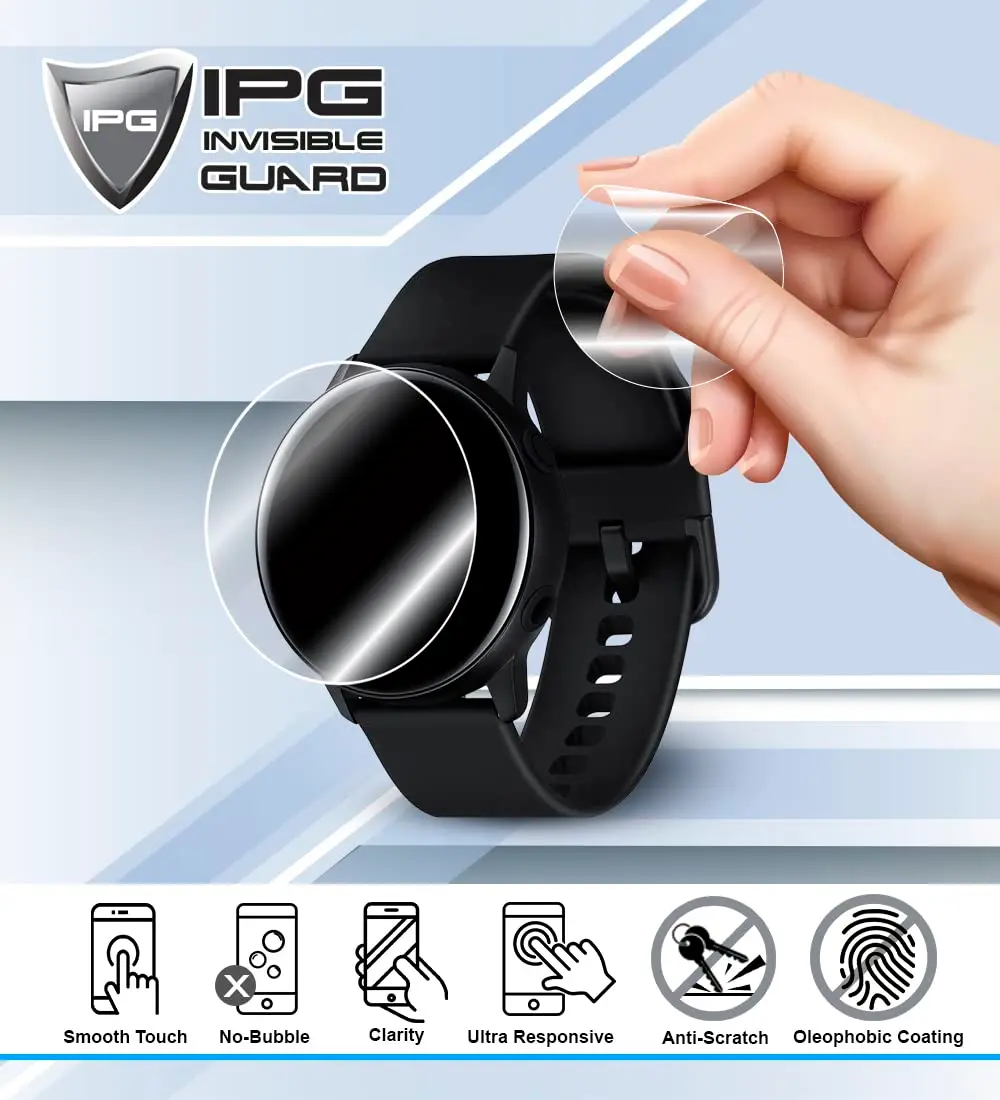 IPG Clear Screen Protector for Rolex Men Datejust Oyster | Self-Healing HD Film - view 4