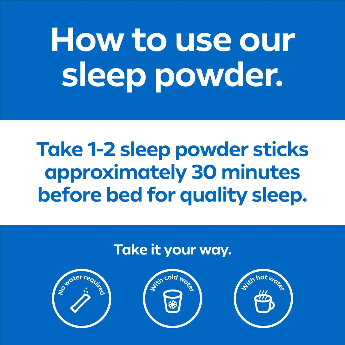 Dream Water Sleep Aid Powder, Melatonin 5mg, GABA, 5-HTP, 30-Count | Natural Sleep Support - view 5