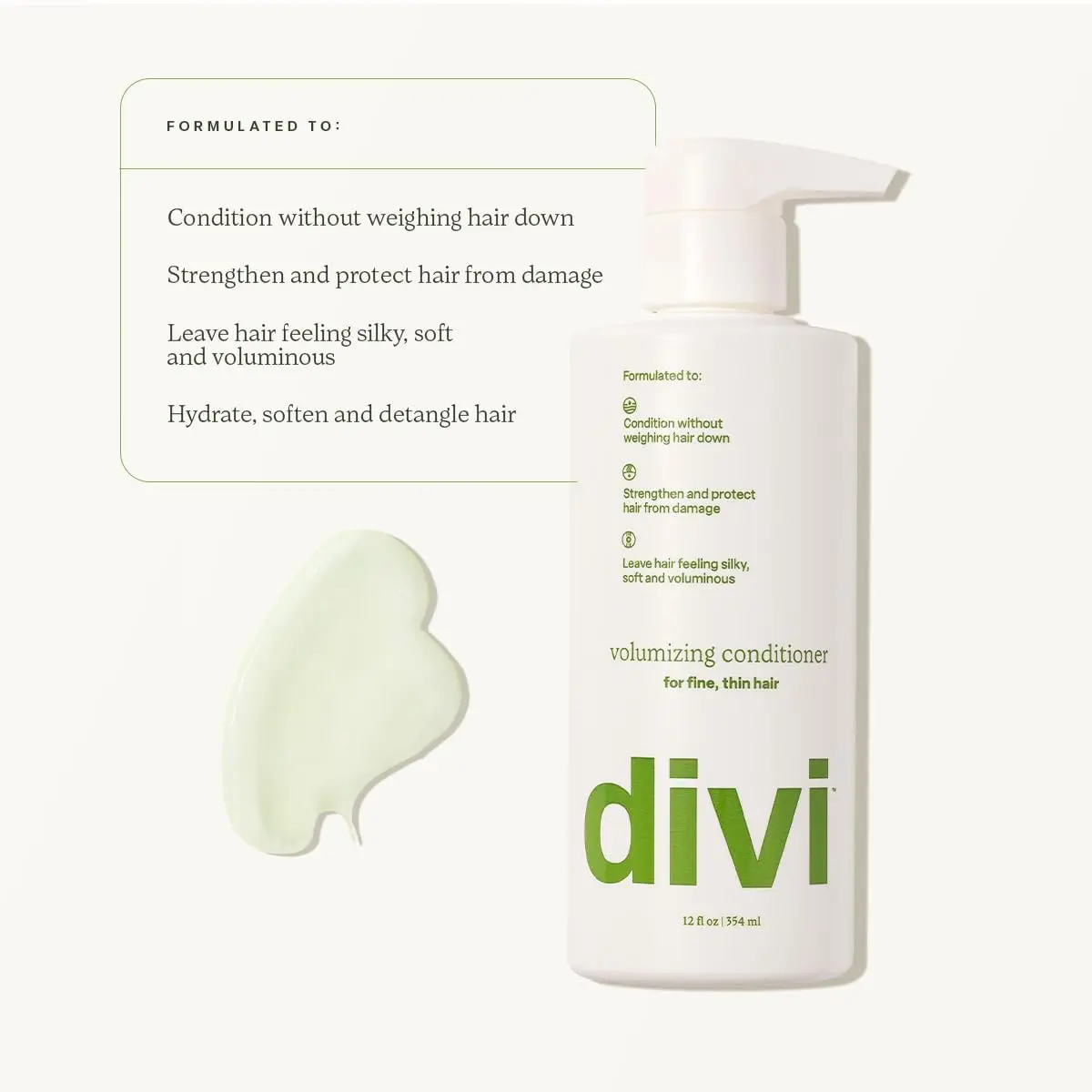 Divi Volumizing 3-pc Set | Fine, Thin Hair | Serum, Shampoo & Conditioner - view 3