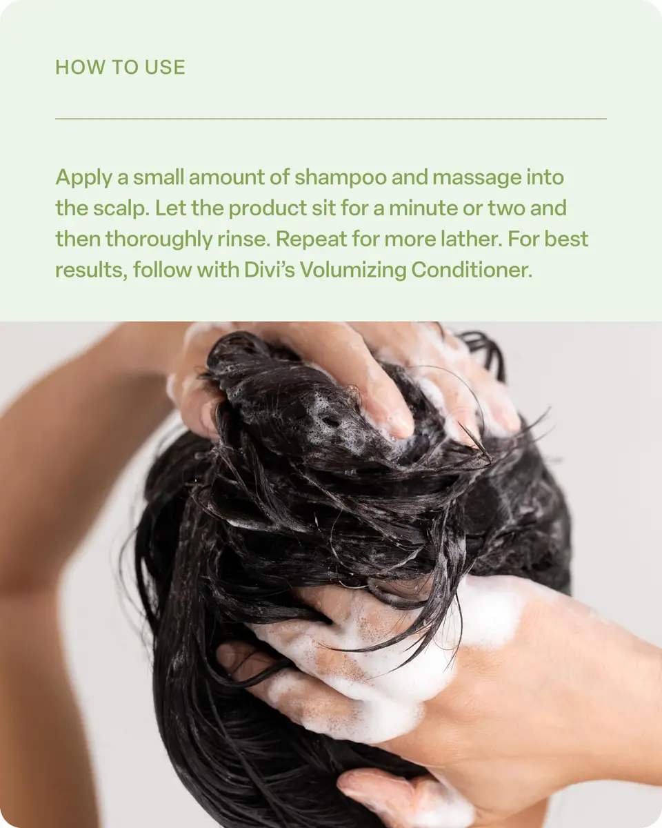 divi Wash Day Essentials Set | Volumizing Shampoo, Conditioner & Leave-In for Fine & Thinning Hair - view 11
