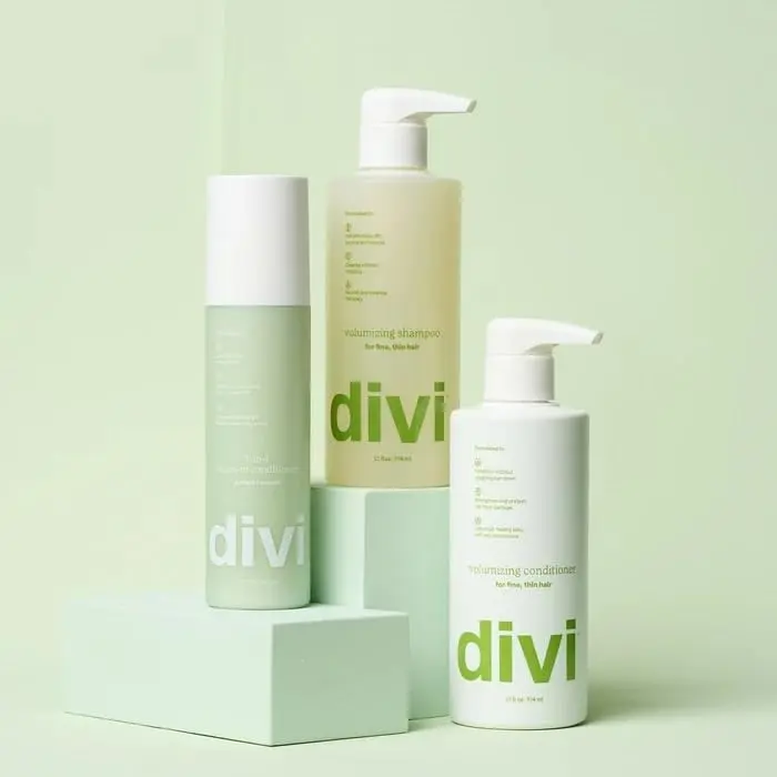 divi Wash Day Essentials Set | Volumizing Shampoo, Conditioner & Leave-In for Fine & Thinning Hair - view 7