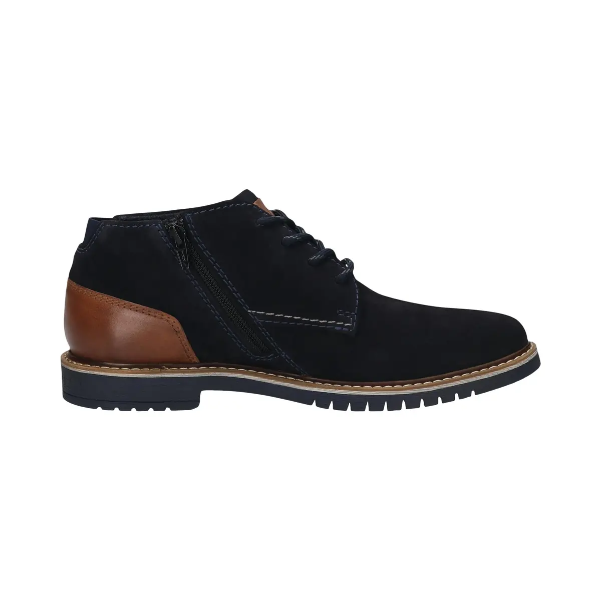 bugatti Men's Lace-Up Boots, Cold Lining, Dark Blue 4100 | Casual Oxford Boot for Men - view 4