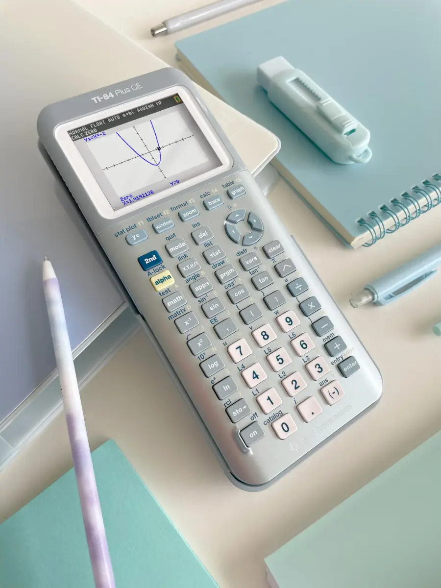 Texas Instruments TI-84 Plus CE Graphing Calculator Fractal Frost | 2.8-inch Color Display, Rechargeable Battery - view 7