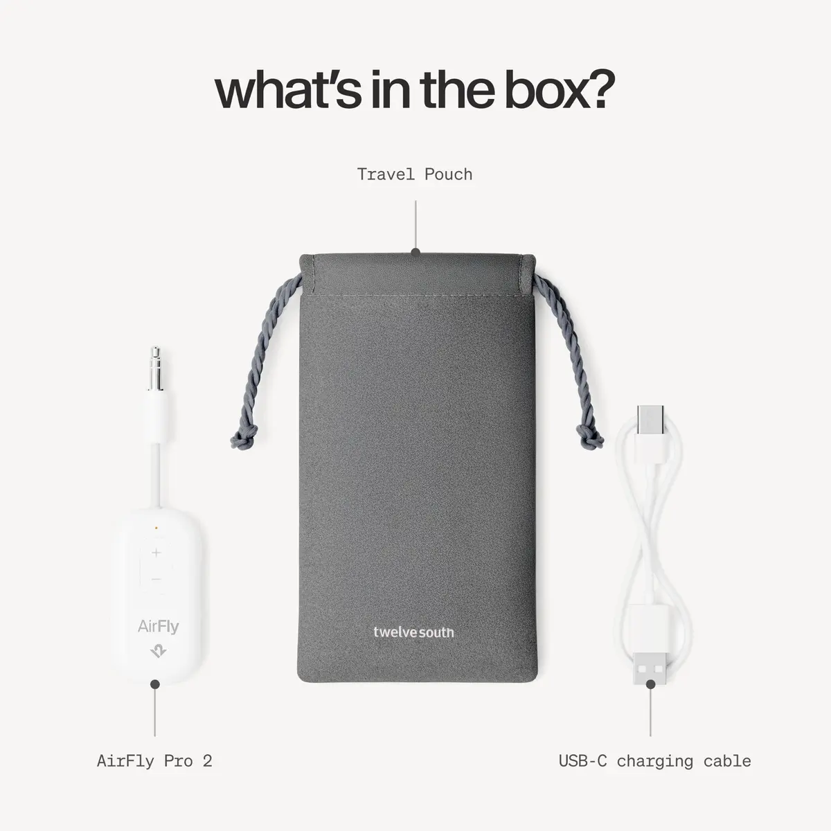 Twelve South AirFly Pro 2 Bluetooth Adapter for AirPods & Wireless Headphones | 3.5mm AUX Transmitter/Receiver - view 9