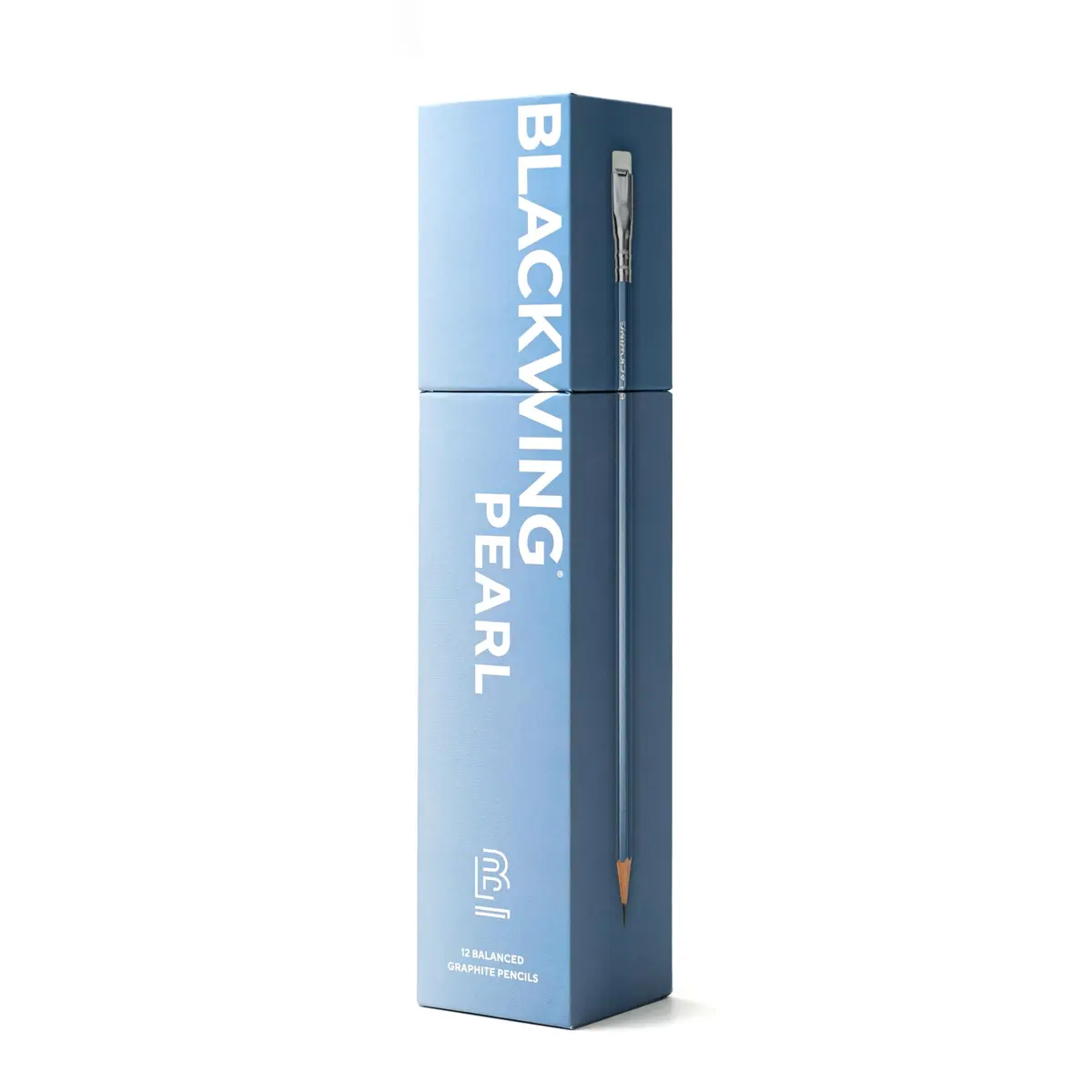 Blackwing Pearl Pencils Balanced Japanese Graphite Blue Finish 12 Count | Premium Writing Instrument - view 7